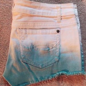 Blue Ombre shorts!!